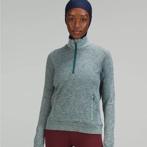 Lululemon engineered warmth 1/2 half zip sweater jacket